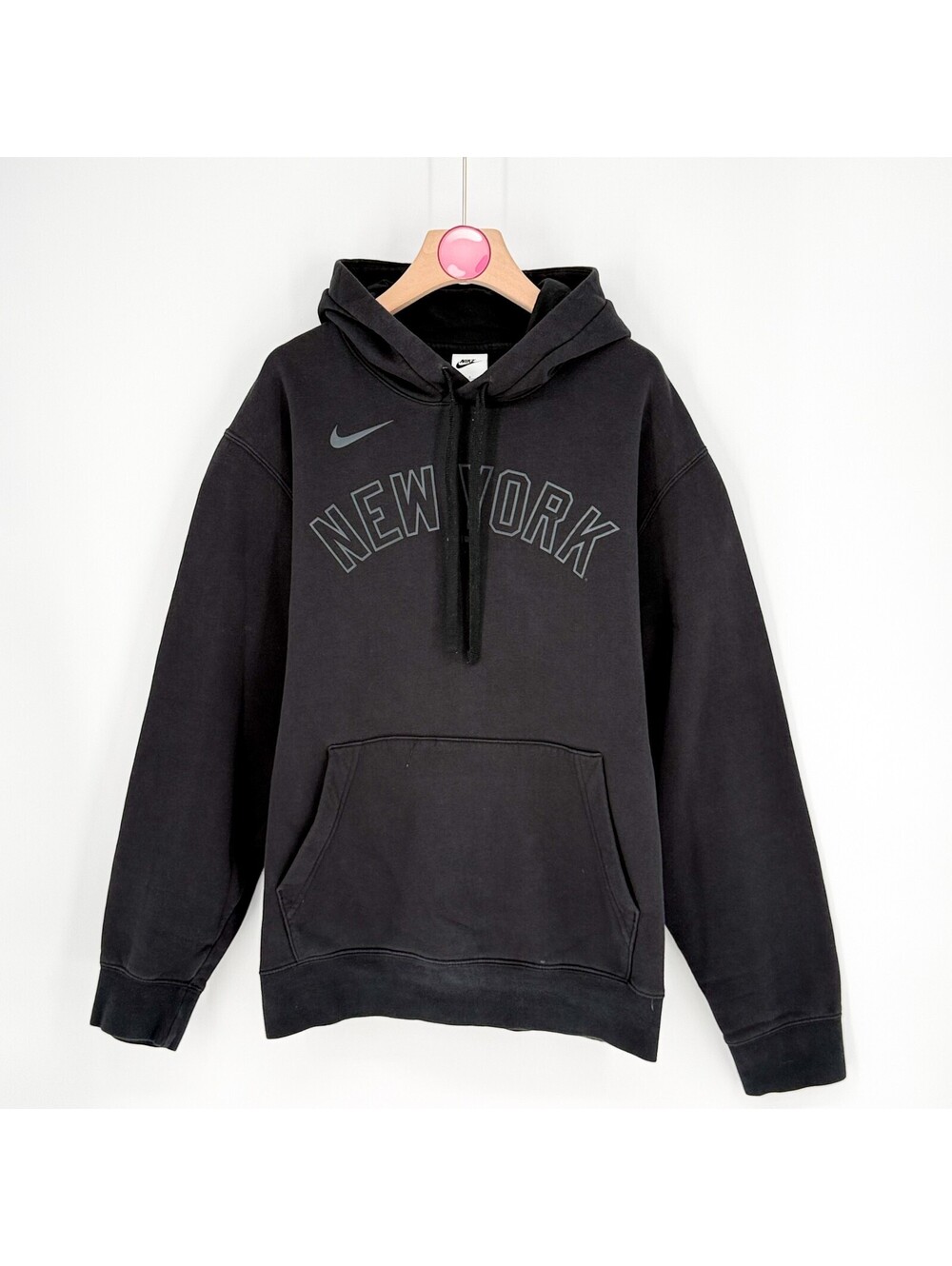 Nike New York Tonal Spellout Swoosh Pullover Hoodie Men's L